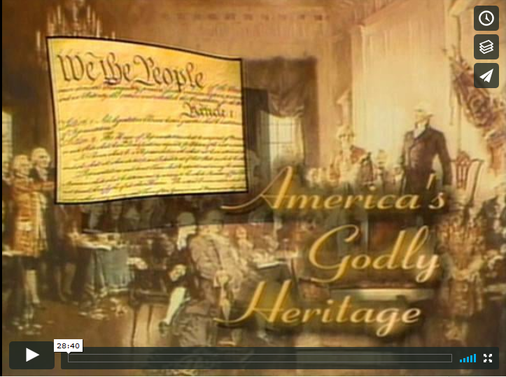 David Barton on “America’s Godly Heritage:  Part I”